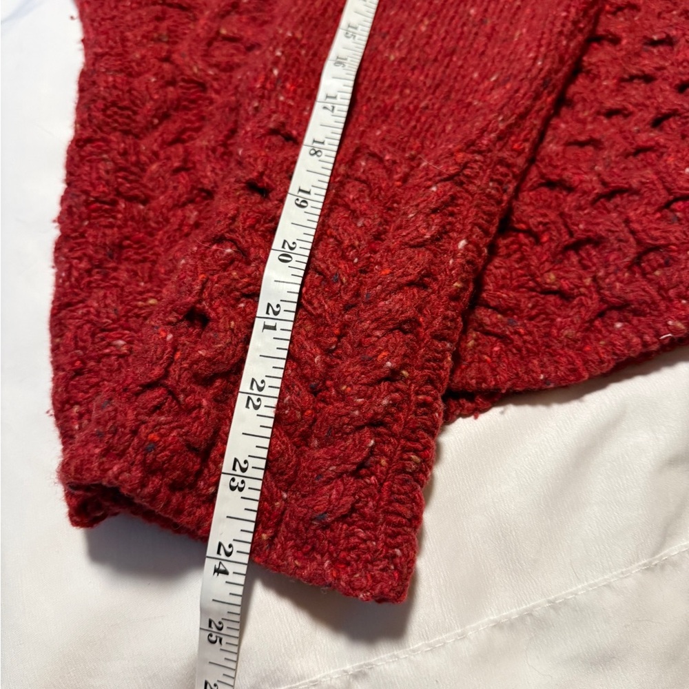 Aran Sweater Market Ireland Cable Knit Wool Cashmere Sweater M - Picture 10 of 10